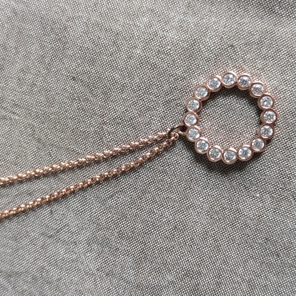 kate spade Jewelry - Kate Spade Rose Gold Necklace